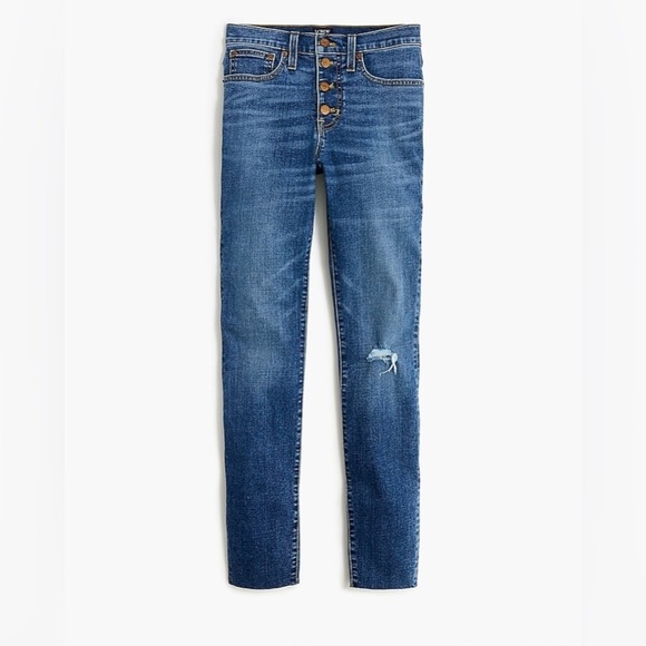 J Crew Factory 9" mid-rise skinny jean in signature stretch Size 27 - Picture 5 of 10